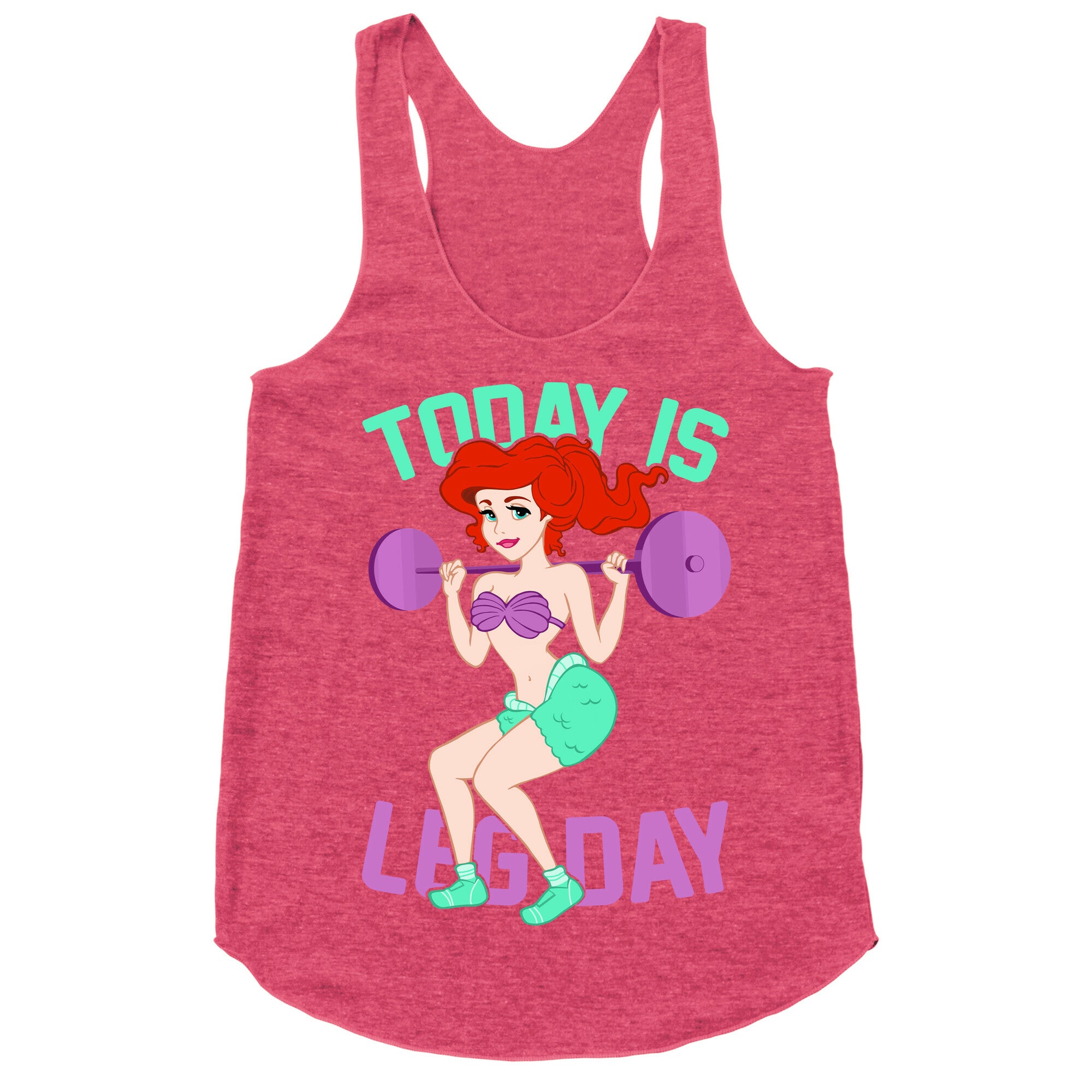 Today Is Leg Day Racerback Tank